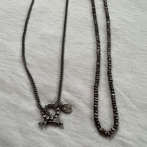 CHAN LUU long silver and beaded necklace - Picture 3 of 5